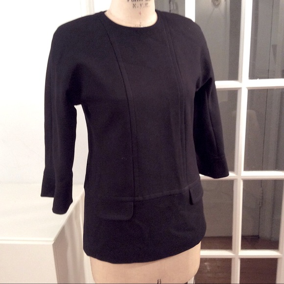 LONGCHAMPS Scoop Neck Tunic - Picture 1 of 5